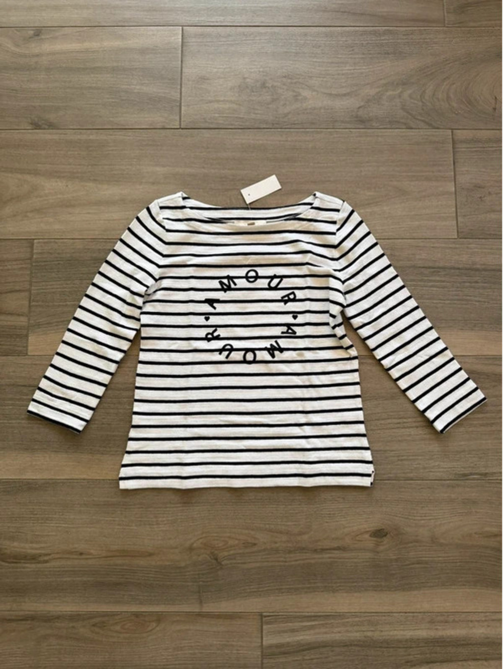 Loft Amour Stripes 3/4 Sleep Top XS